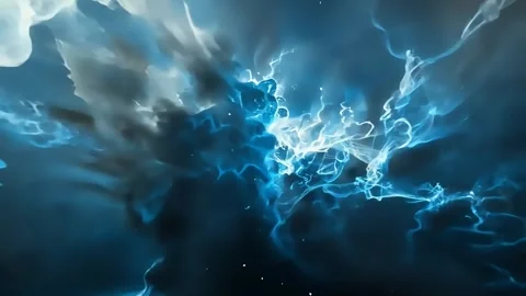 Space Blue Nebula Motion Video Stock Footage 293158117