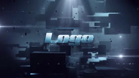 Space Box Logo for After Effects Stock After Effects