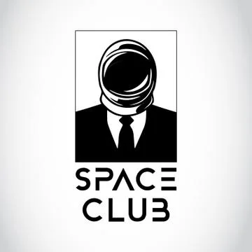 Space Business Man 스톡 일러스트
