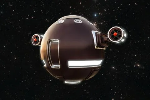 Space capsule Stock Illustration