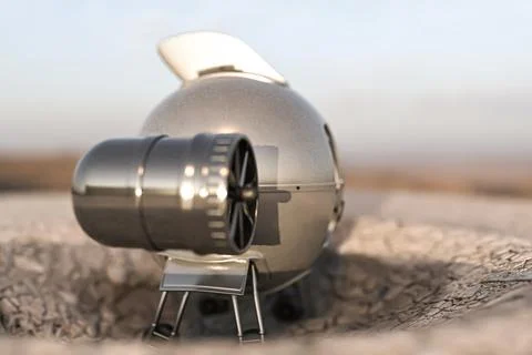 Space capsule Stock Illustration