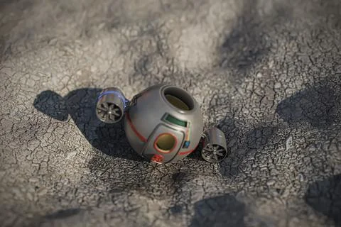 Space capsule Stock Illustration