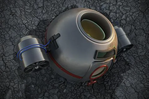 Space capsule Stock Illustration