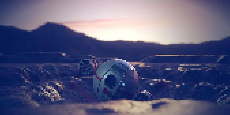 Space capsule Stock Illustration