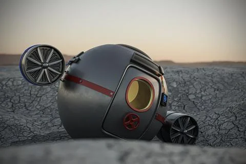 Space capsule Stock Illustration