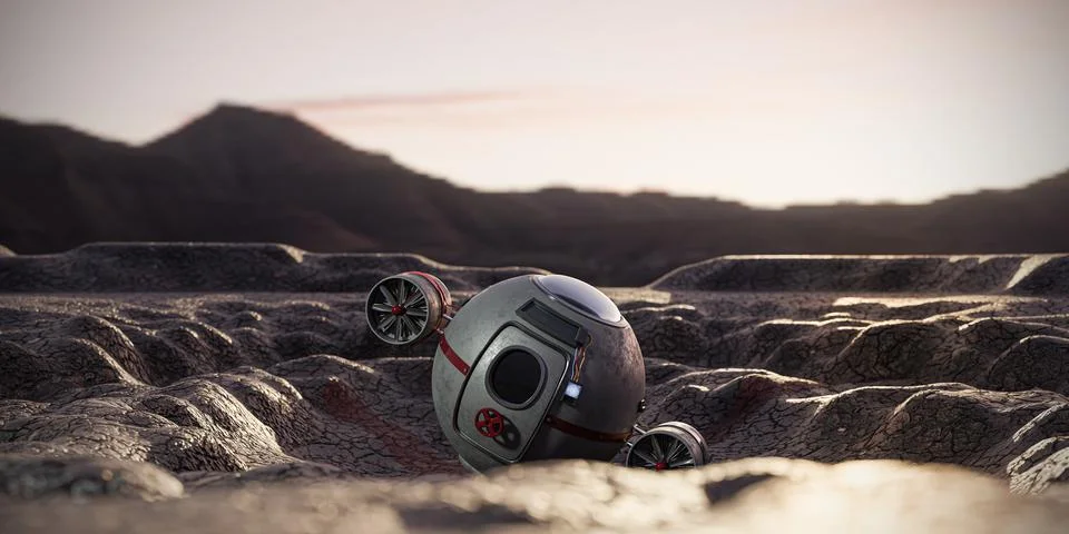 Space capsule Stock Illustration