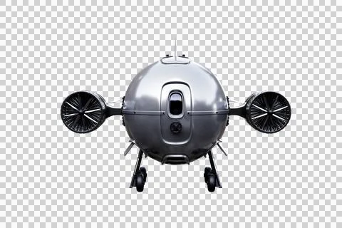 Space capsule isolated on transparent backgroud Stock Illustration