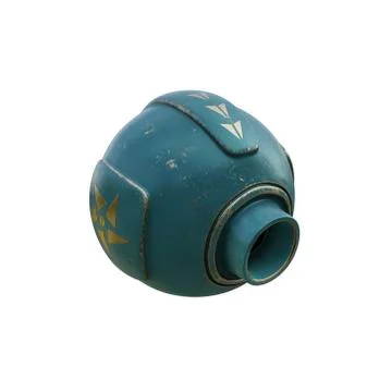 Space capsule isolated on white background Stock Illustration