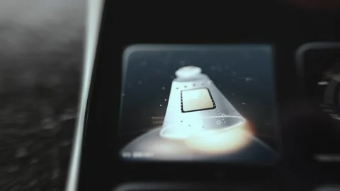 Space Capsule Landing and Descent Visualization Stock Footage 340555704