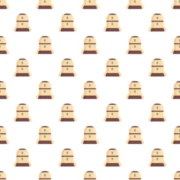 Space capsule pattern repeating on white background 스톡 일러스트