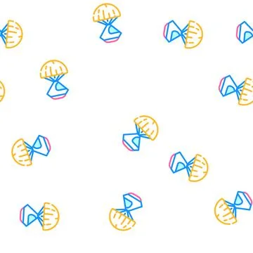 Space capsule vector seamless pattern Stock Illustration