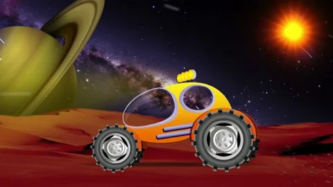 Space. Cartoon Vidéo 137950543