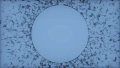 Space in the center.3d rendered abstract plexus shapes. Connection and web Stock Footage 97510300