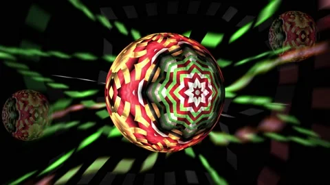 Space christmas balls Stock Footage 167557262