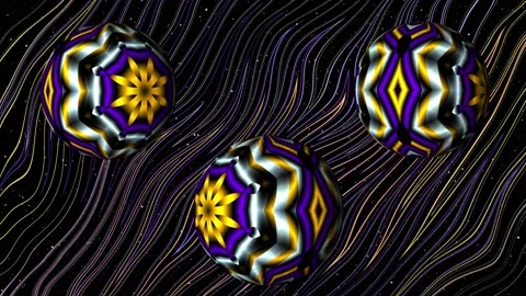 Space christmas balls Stock Footage 167557264