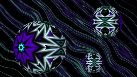 Space christmas balls Stock Footage 167557590