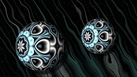 Space christmas balls Stock Footage 167557620