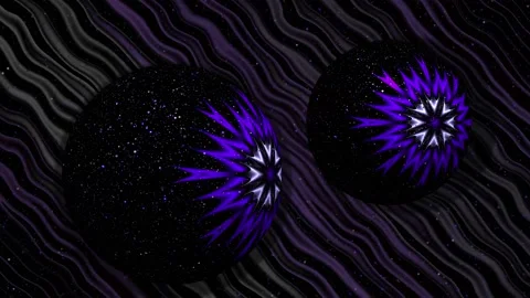 Space christmas balls Stock Footage 167557627