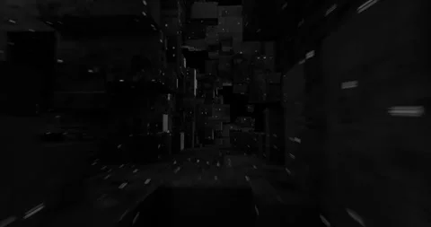 Space City Fly-through (2160p 25fps) Stock Footage 311728305