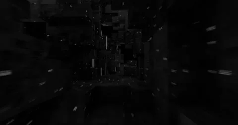 Space City Fly-through (2160p 23.976) Stock Footage 311728323