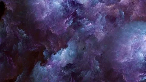 Space clouds Stock Illustration