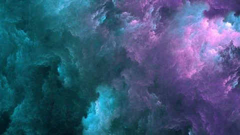 Space clouds Stock Illustration