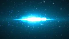 Space Corporate Logo Shatter Element Explode, Text Formation Dynamic with Flares Stock After Effects