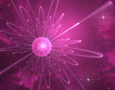 Space corpuscle Stock Illustration