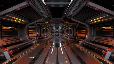 Space Corridor Stock Footage 251749307