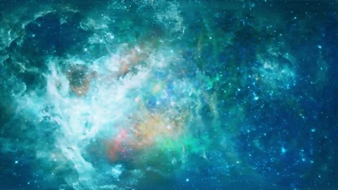 Space cosmos and nebula stars motion deep exploration background Stock Footage 340460576