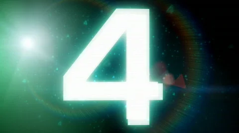 Space countdown Stock Footage 588825