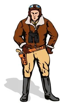 Space cowboy Stock Illustration