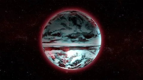Space Dark Planet Backgrounds Wallpaper Stock Illustration