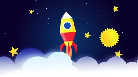 Space Day Backgrounds Stock Footage 341878570