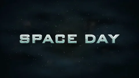 Space Day with stars fields in dark galaxy Stock Footage 236178511