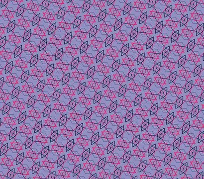 Space deep field stroke-based surface pattern with rounded line-form texture Stock Illustration
