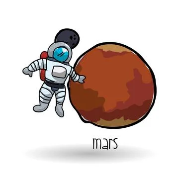 Space design. science icon. Isolated illustration , vector Illustrazione stock