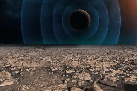 Space digital art outer space concept series Stock Illustration