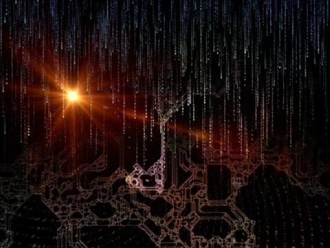 Space Division Arrangement Stock Illustration