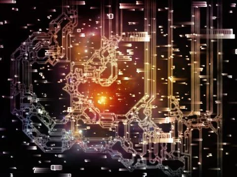 Space Division Arrangement Illustrazione stock