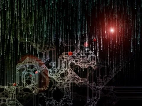 Space Division Background Illustrazione stock