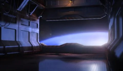 Space door Stock Illustration