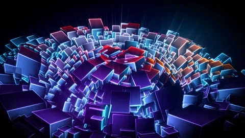 Space Drum Looping Animation Stock Footage 73645380