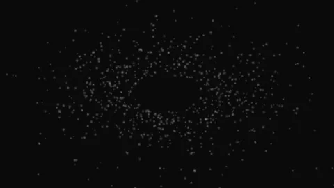 Space Dust Particles Floating Dark Loop Background Calm Visual Stock Footage 332710257