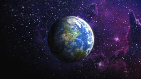 Space Earth - intro Stock Footage 94855538