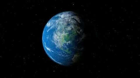 From space to earth NY global business world globe zoom to earth new york Stock Footage