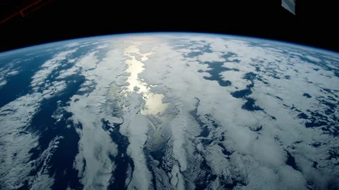 Space Earth View From The International Space Station In Orbit Stock Footage 195416083