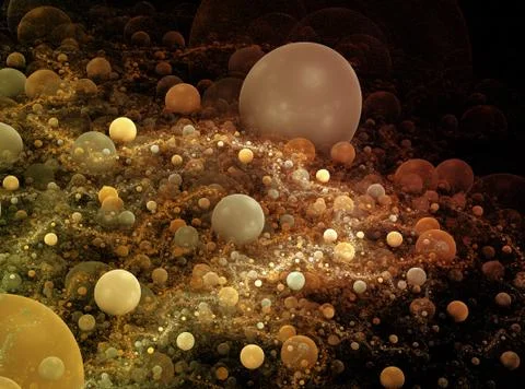 Space eggs Stock Illustration