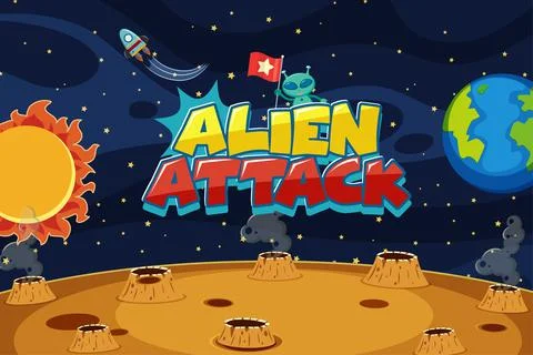 Space element in space background Stock Illustration