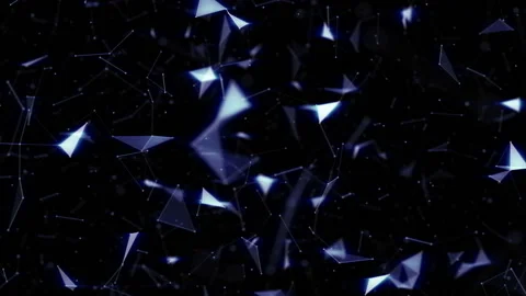 Space elements. Depth of field.Futuristic technology abstract background. Video stock 96908740
